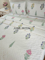 Load image into Gallery viewer, Visions of Eden - Set of Quilt & Bedsheet
