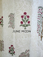 Load image into Gallery viewer, Gul Rang - Block Printed Curtains