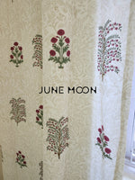 Load image into Gallery viewer, Gul Rang - Block Printed Curtains
