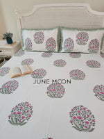 Load image into Gallery viewer, Nazaakat - Block Printed Bedsheet Set