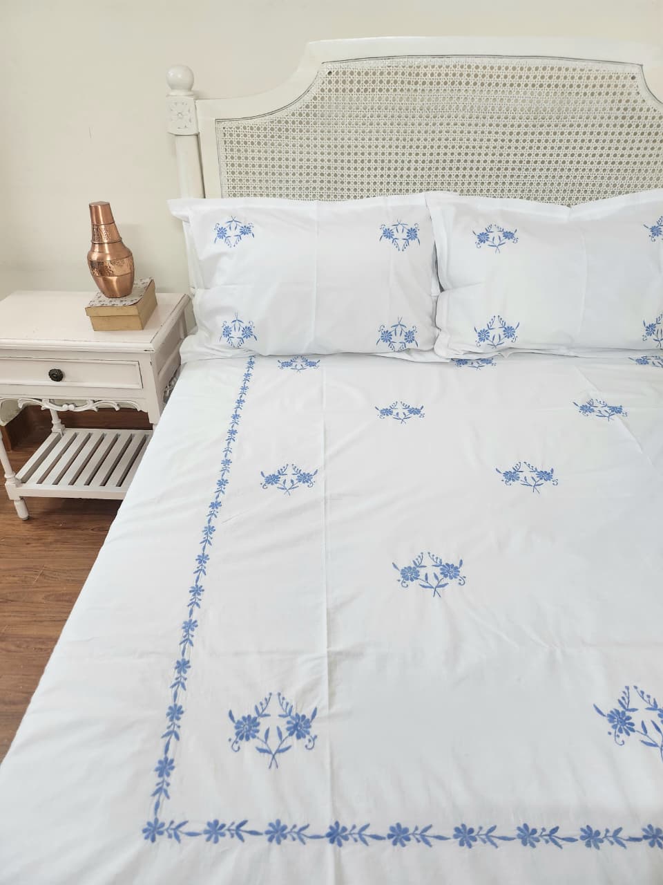 Brittany - Embroidered Bedsheet Set