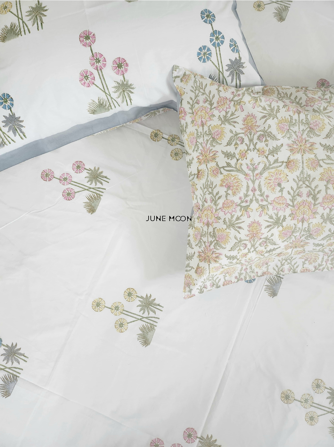 Countryside - Block Printed Bedsheet Set