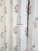 Load image into Gallery viewer, Song of Hope - Block Printed Curtains