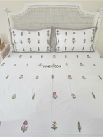 Load image into Gallery viewer, For Your Eyes - Block Printed Bedsheet Set