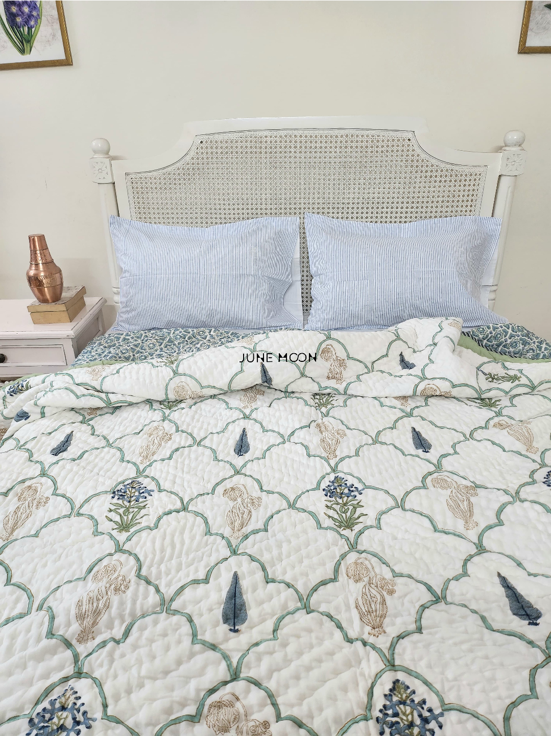 Truly Treasured - Block Printed Muslin Quilt