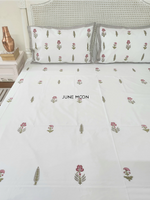 Load image into Gallery viewer, For Your Eyes - Block Printed Bedsheet Set