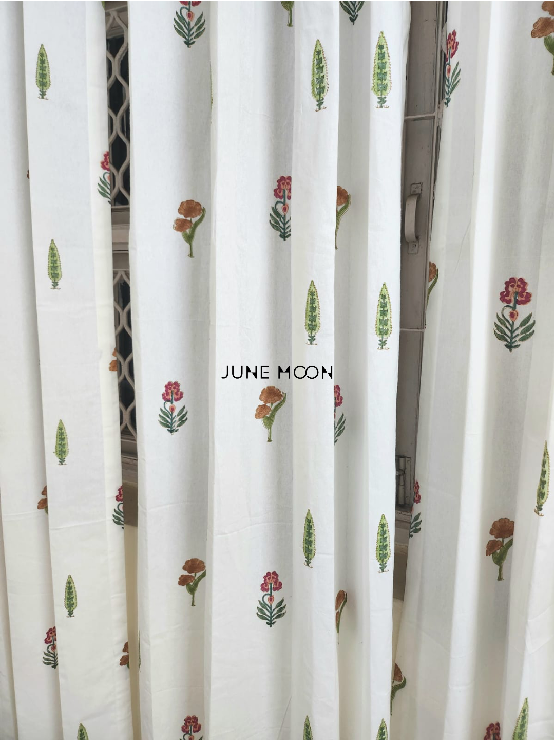 Shades of Grace - Block Printed Curtains