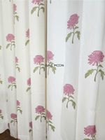 Load image into Gallery viewer, Lady Lilac - Block Printed Curtains