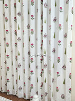 Load image into Gallery viewer, French Garden - Block Printed Curtains