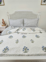 Load image into Gallery viewer, Welcome To Jodhpur - Block Printed Muslin Quilt