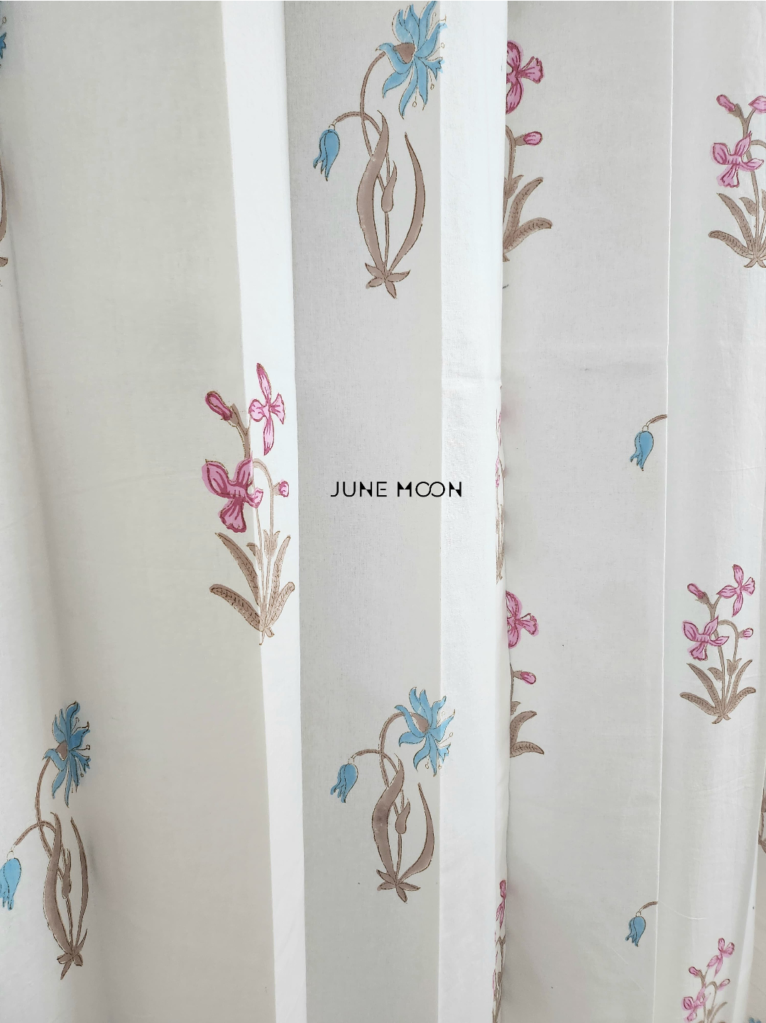 Song of Hope - Block Printed Curtains