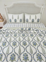Load image into Gallery viewer, Cool Cascades - Quilted Bedcover Set