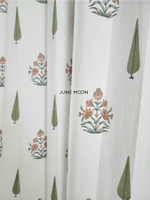 Load image into Gallery viewer, Dhaani - Block Printed Curtains