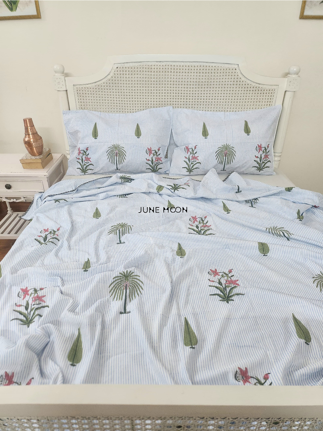 Rimjhim - Block Printed Muslin Dohar