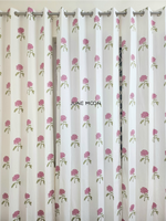 Load image into Gallery viewer, Lady Lilac - Block Printed Curtains