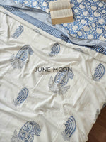Load image into Gallery viewer, Siri Miri - Block Printed Muslin Dohar