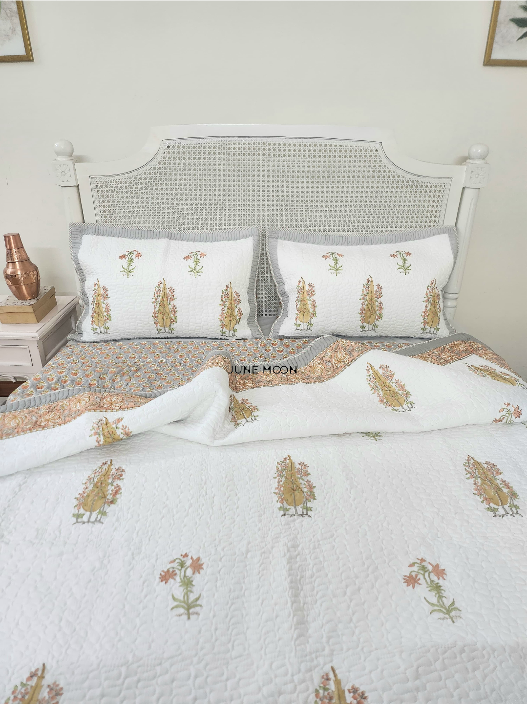 Mandarin Garden - Quilted Bedcover Set