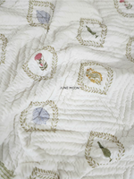 Load image into Gallery viewer, Oasis Of Blooms - Set of 2 Single Quilts