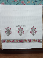 Load image into Gallery viewer, Firdaus - Block Printed Bath Towel