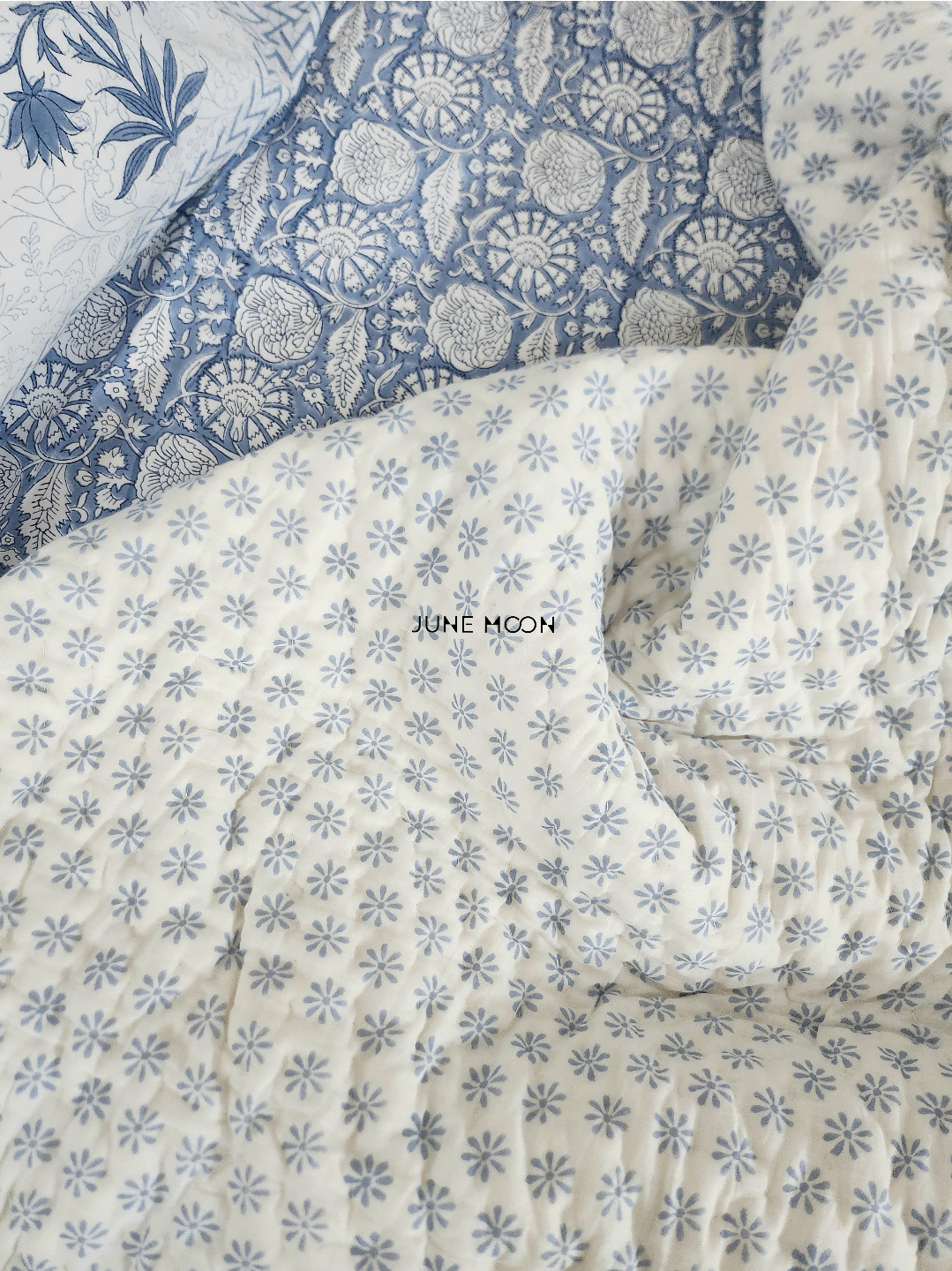 Nyla - Block Printed Muslin Quilt