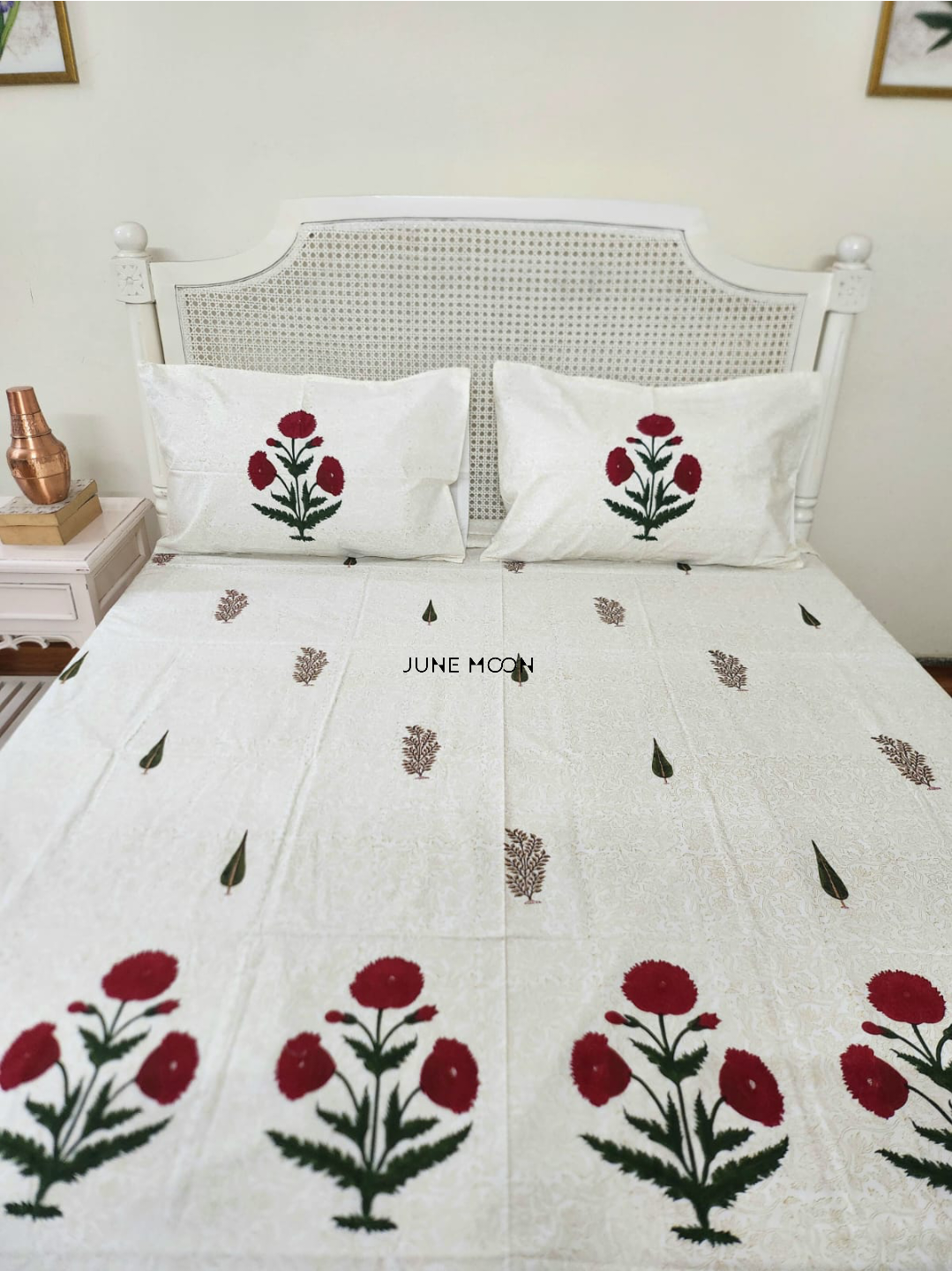 Mehreen - Block Printed Bedsheet Set
