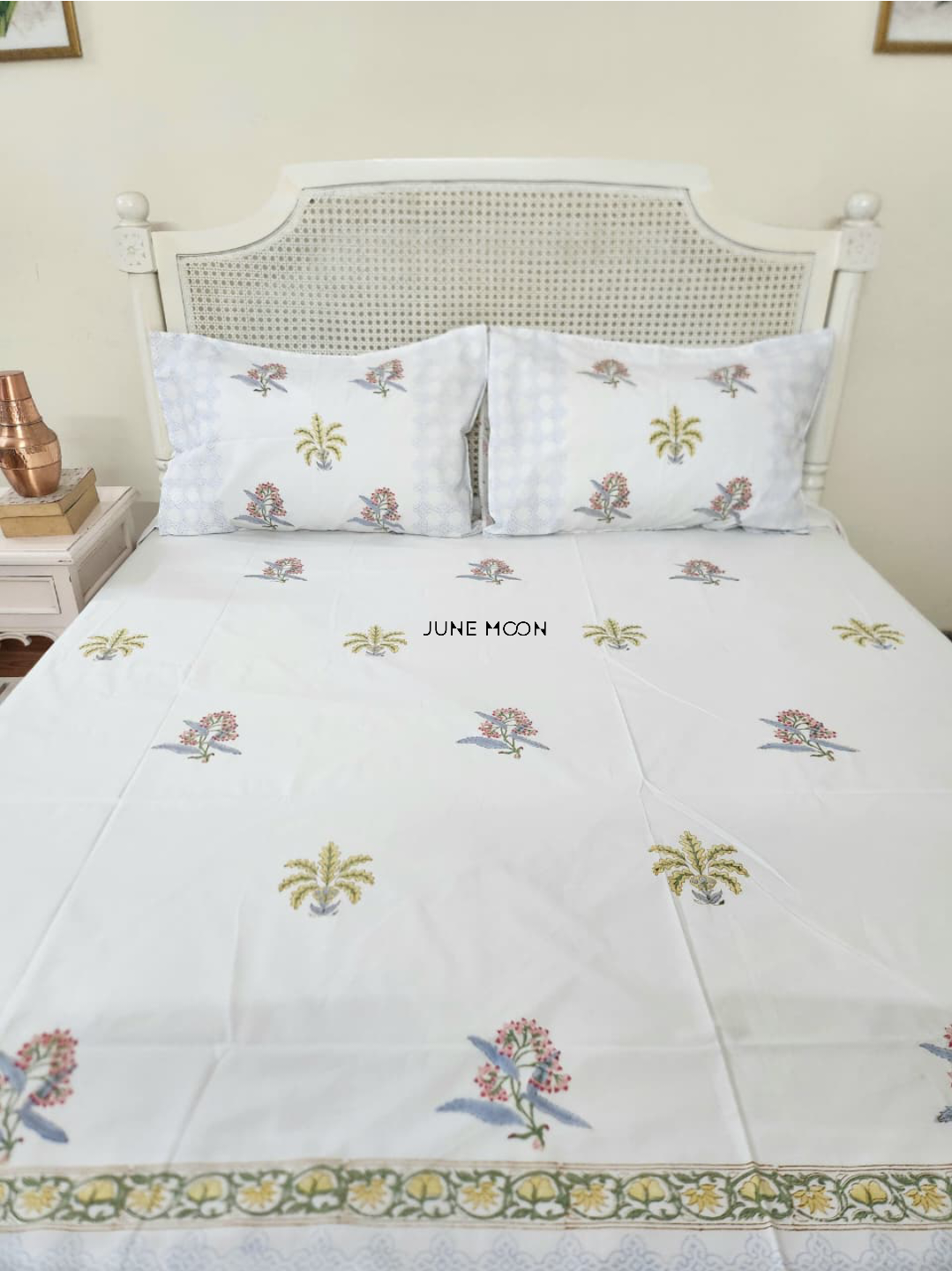 Noor - Block Printed Bedsheet Set
