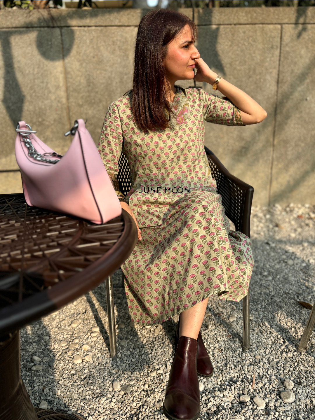 Blair - Block Printed Dress