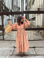 Load image into Gallery viewer, Princess Diaries - Block Printed Cotton Dress