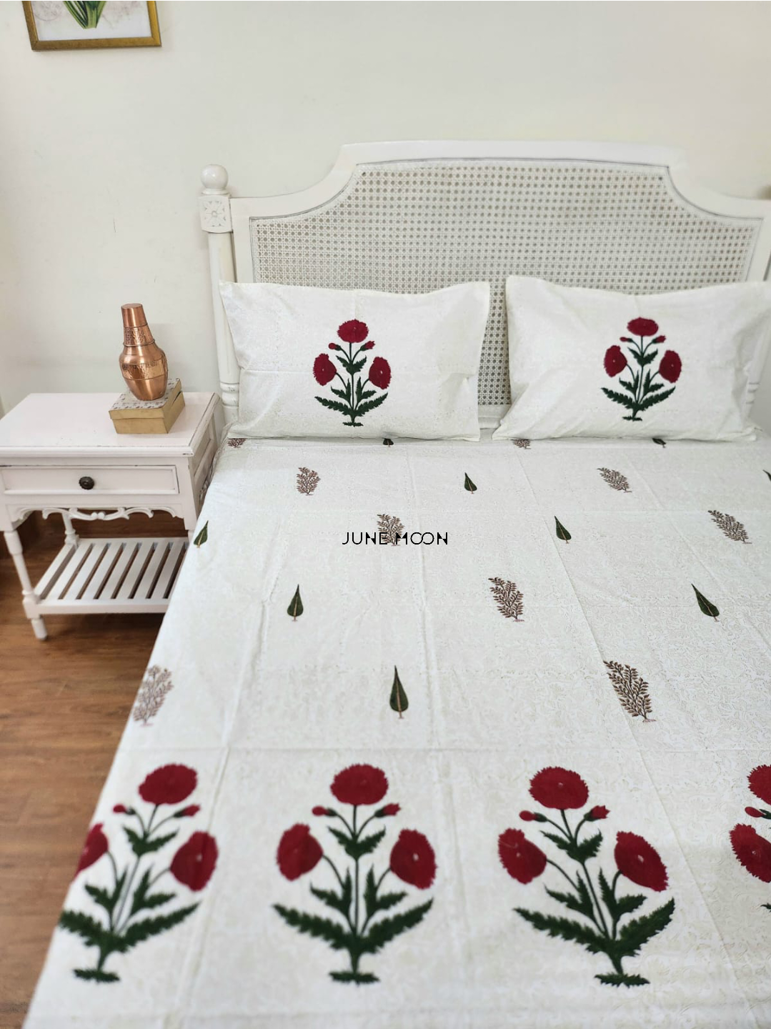 Mehreen - Block Printed Bedsheet Set