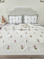 Load image into Gallery viewer, For Your Eyes - Block Printed Muslin Quilt