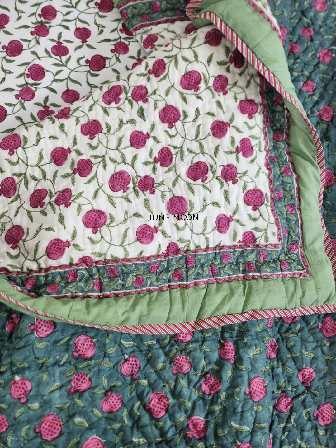 Kudrat - Block Printed Muslin Quilt