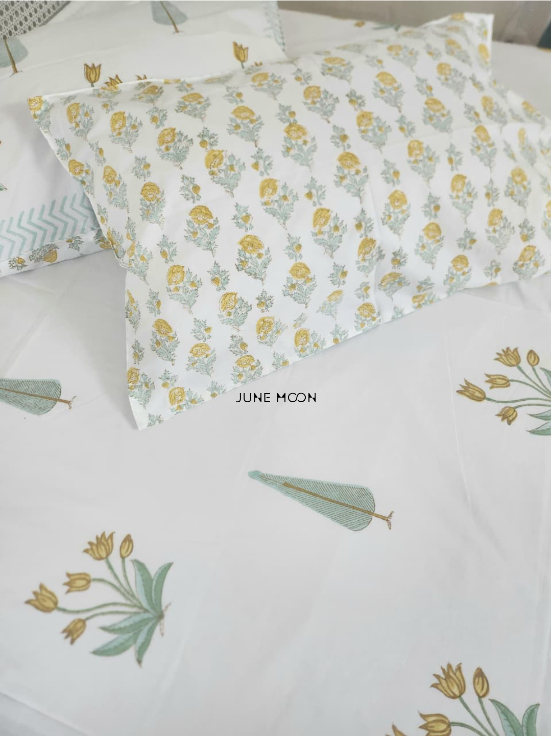 Sunny Nook - Block Printed Bedsheet Set