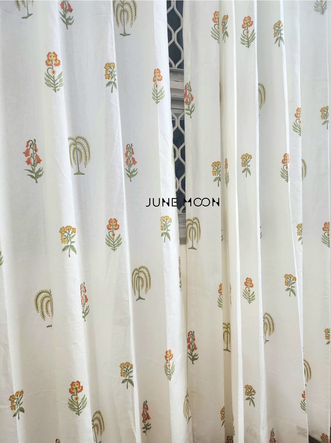 My Little Sunshine - Block Printed Curtains