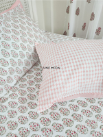 Load image into Gallery viewer, Nikhaar - Block Printed Bedsheet Set