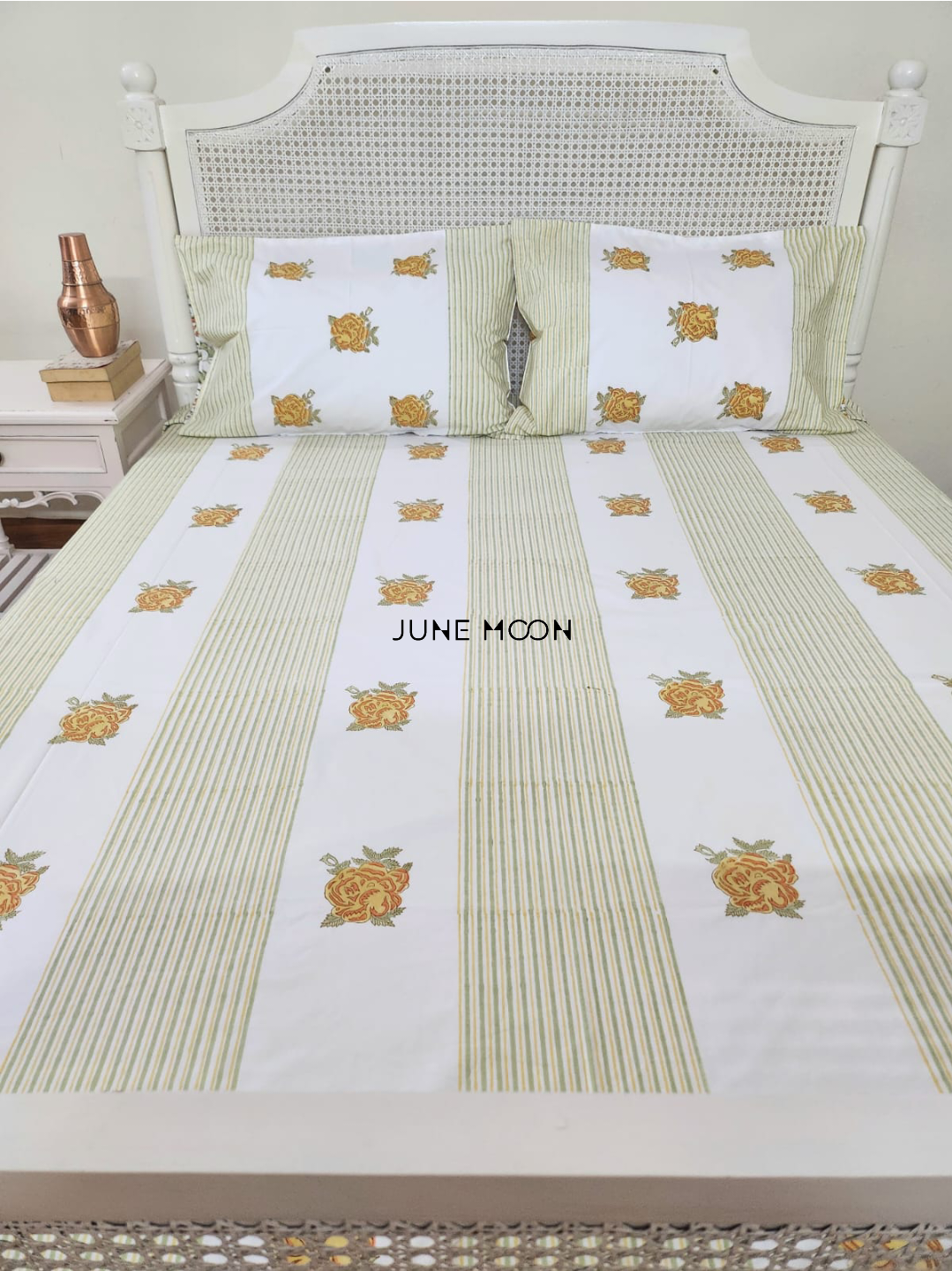 Women of Spring - Block Printed Bedsheet Set
