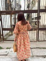 Load image into Gallery viewer, Princess Diaries - Block Printed Cotton Dress