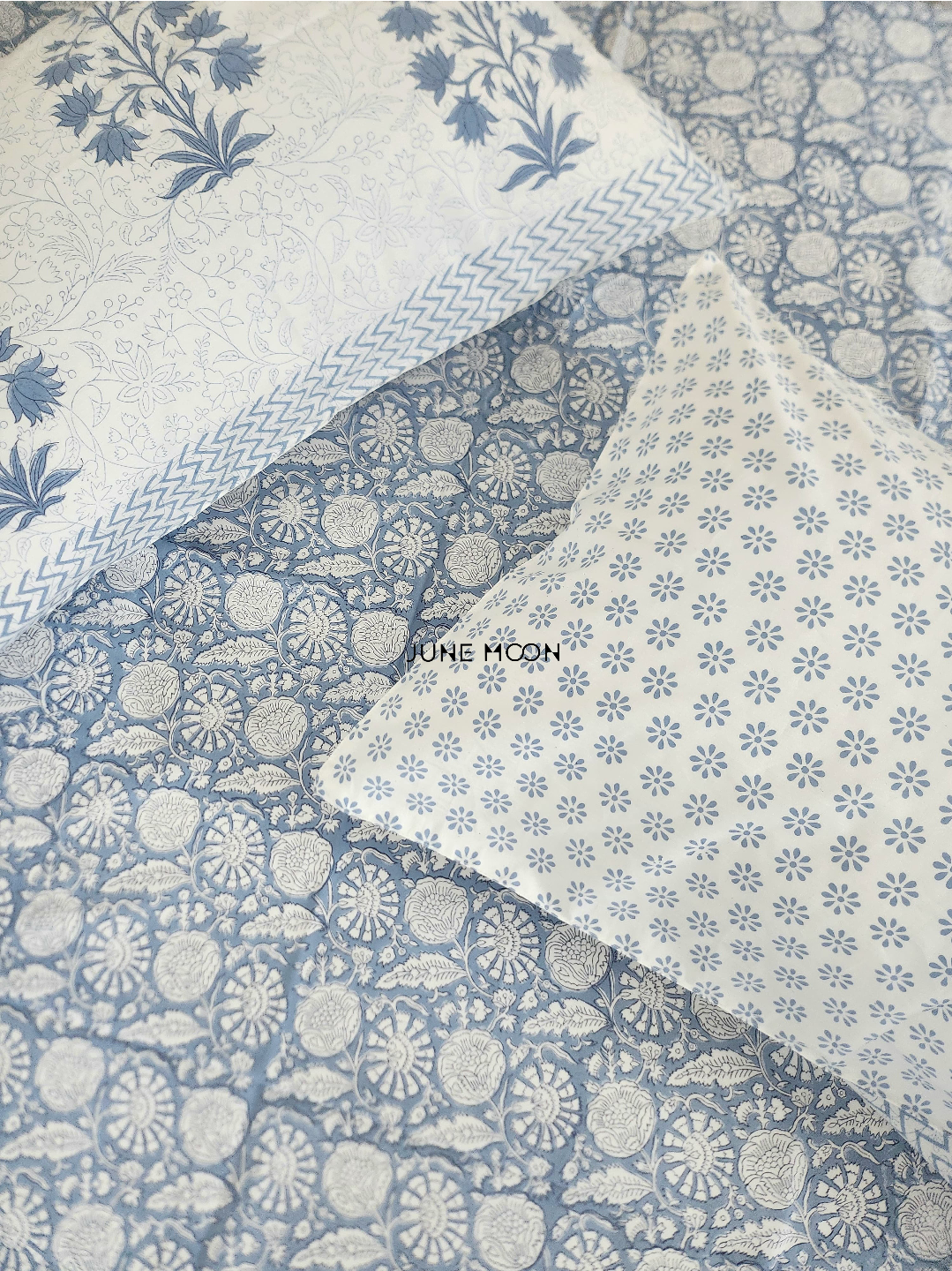 Nyla - Block Printed Bedsheet Set