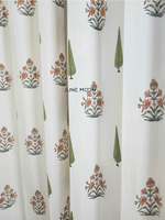 Load image into Gallery viewer, Dhaani - Block Printed Curtains