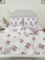 Load image into Gallery viewer, Berry Beautiful - Block Printed Muslin Quilt