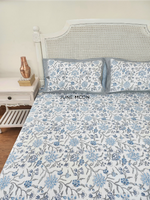 Load image into Gallery viewer, Nehar - Block Printed Bedsheet Set