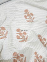 Load image into Gallery viewer, Garden To Earth - Block Printed Muslin Quilt