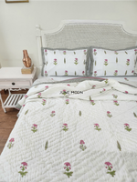 Load image into Gallery viewer, For Your Eyes - Block Printed Muslin Quilt