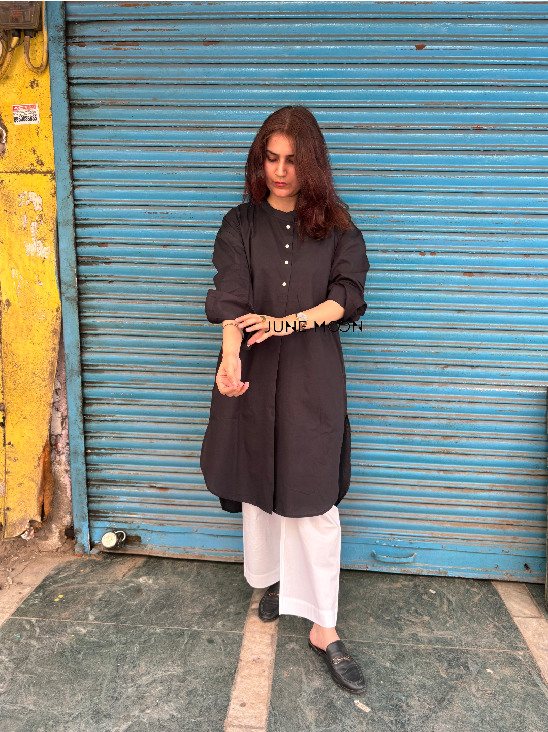 Checkmate - Loose Fit Kurta With Pants