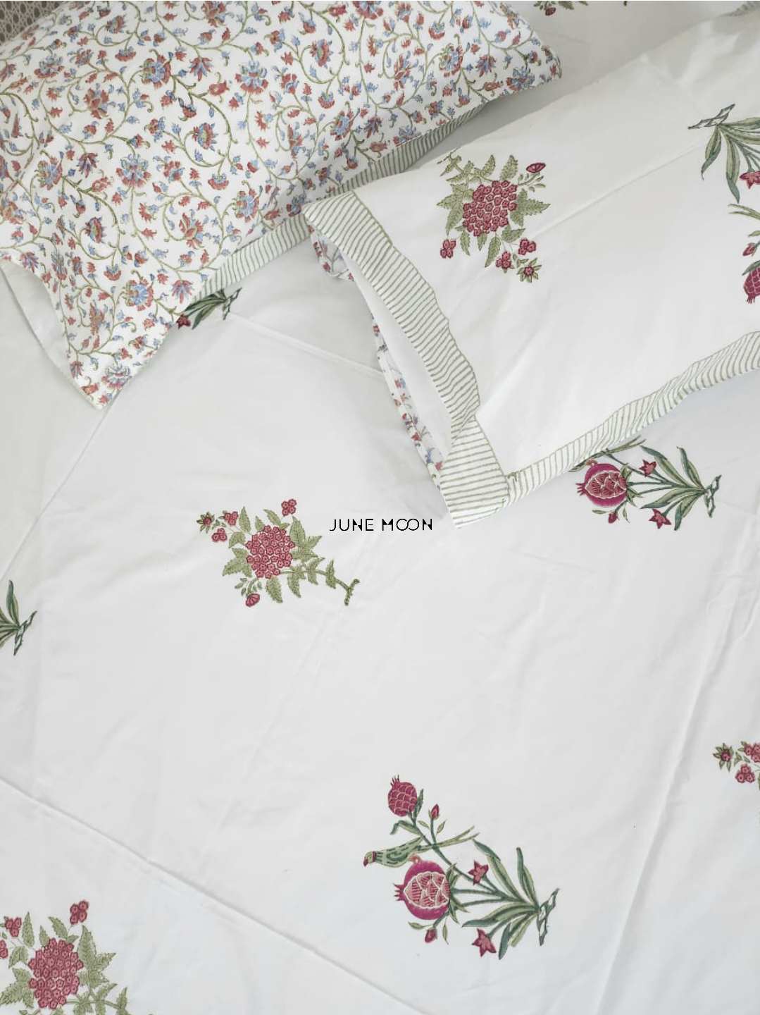 Kudrat - Block Printed Bedsheet Set