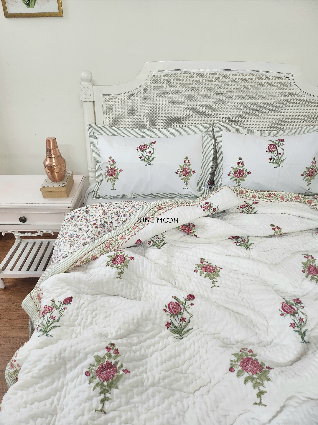 Kudrat - Block Printed Muslin Quilt