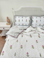 Load image into Gallery viewer, For Your Eyes - Block Printed Muslin Quilt