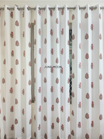 Load image into Gallery viewer, Gul Bano - Block Printed Curtains
