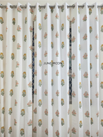 Load image into Gallery viewer, Gold Dust - Block Printed Curtains