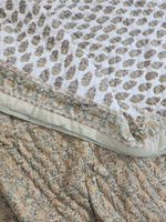 Load image into Gallery viewer, Bhoomi - Block Printed Muslin Quilt