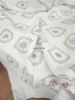 Load image into Gallery viewer, Autumn Rose - Block Printed Muslin Quilt